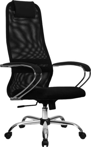 Офисное кресло SitUp Optima chrome (сетка Black)