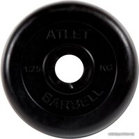 Диск MB Barbell Атлет 31 мм (1x1.25 кг)