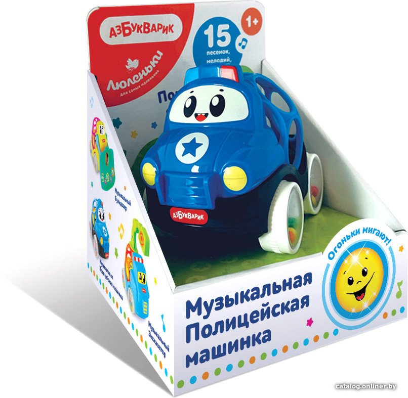 Интерактивная игрушка Азбукварик Полицейская машинка 2966