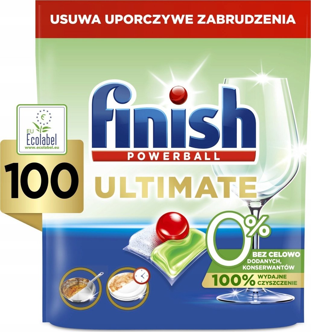 Капсулы для посудомоечной машины Finish Powerball Ultimate All In 1 (100 шт)