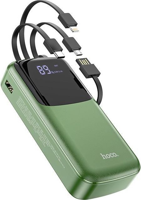 

Внешний аккумулятор Hoco DB07A 20000mAh (темно-зеленый)