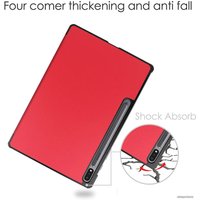 Чехол для планшета JFK Smart Case для Samsung Galaxy Tab S7 FE/ Tab S7 Plus/ Tab S8 Plus (красный)