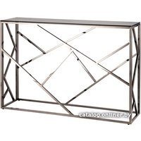Консольный стол Stool Group Арт Деко 115x30 ECST-015-BG-SK (стекло Smoke/сталь темный хром)
