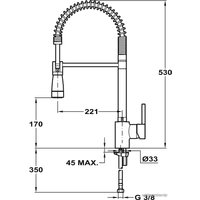 Смеситель TEKA ARK 939 Black [23939120N]