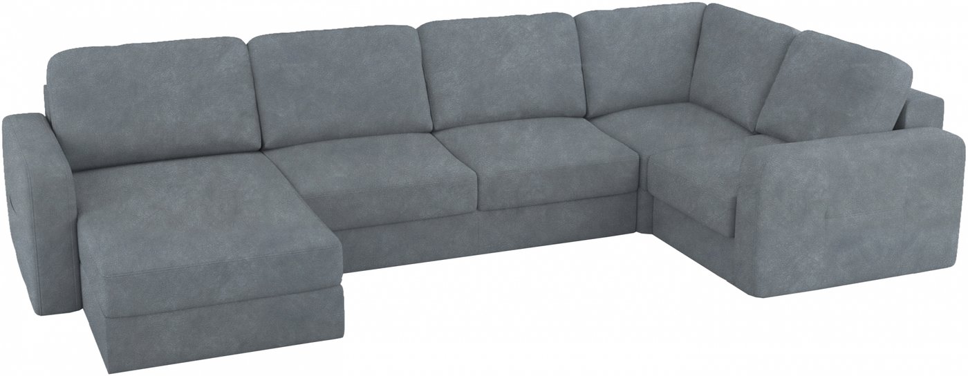 

П-образный диван Mio Tesoro Aurora компл.3 левый (Kashemir 974 серый)