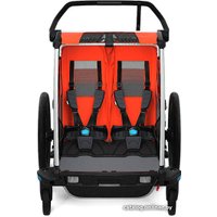 Детский велоприцеп Thule Chariot Cross 2 (Roarange/Dark Shadow)