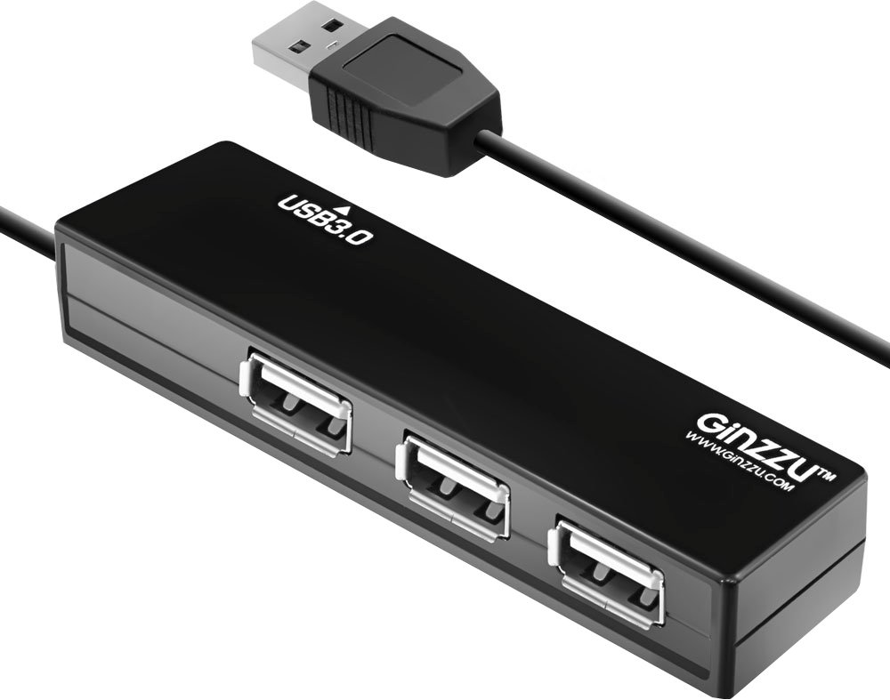 

USB-хаб Ginzzu GR-334UB