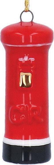 

Елочная игрушка Gisela Graham London Christmas Лондонский почтовый ящик 11027