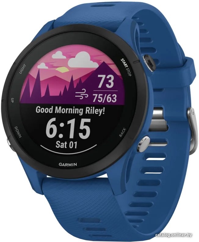 Умные часы Garmin Forerunner 255 (темно-синий/черный)