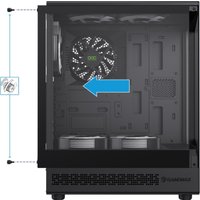 Корпус GameMax Vista COC BK (черный)