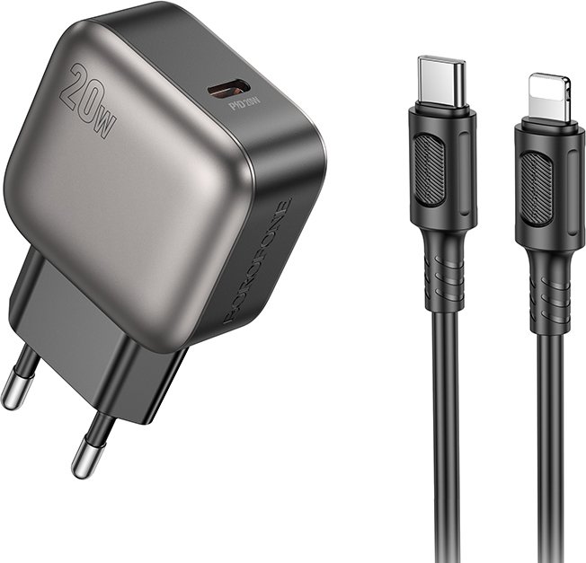 

Сетевое зарядное Borofone BAS53A Lightning (черный)