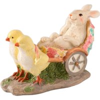Статуэтка Sima-Land Цыплята везут кролика в колеснице 10583227