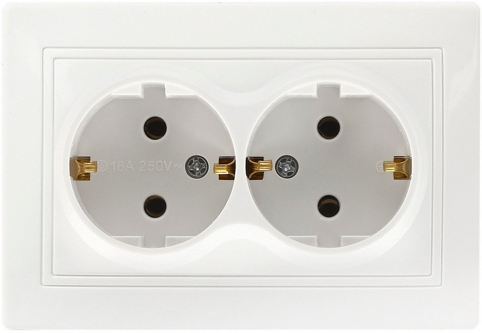 Розетка SmartBuy Венера SBE-01w-16-S2-Z