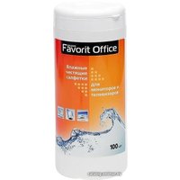 Влажные салфетки Favorit Office F130002 (100 шт)