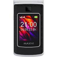 Кнопочный телефон Maxvi E28 (черный)