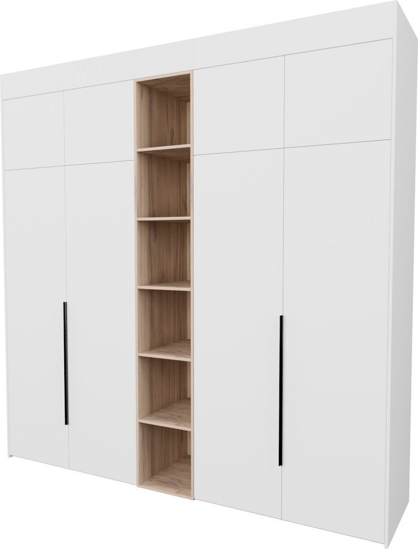 

Шкаф распашной Рэйгрупп Рэй S257-В11-3-EBЕ В11-3 (дуб элисон/белый премиум)