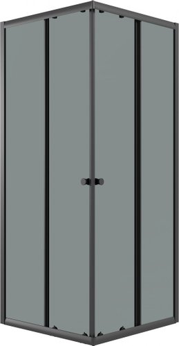 Душевой уголок Niagara Eco NG-1009-14QT 90x90x190 (черный/стекло тонированное)