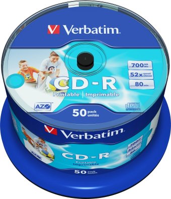 Verbatim 700Mb 52x 43438 (50 шт.)