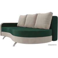 Тахта Лига диванов Премьер 105256 (левый, зеленый/бежевый)