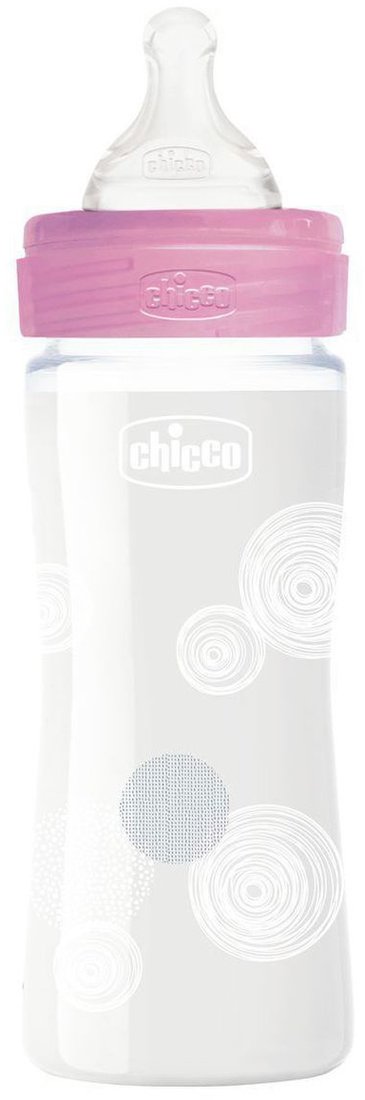 

Бутылочка для кормления Chicco Well-Being Girl 00028721100000 (240 мл, розовый)