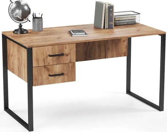 

Стол Soma Slava 135x66 (дуб крафт золотой/черный)