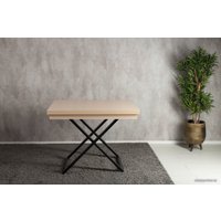 Стол-трансформер Levmar Accord D31/S53 (выбеленный дуб/черные опоры)