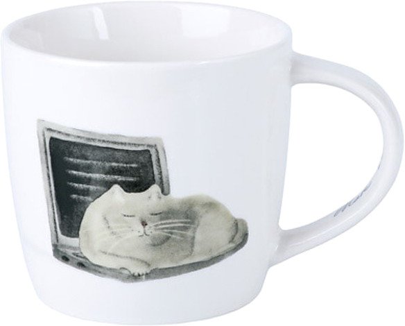 

Чашка Maxwell & Williams Best Furry Friends by Marc Martin. Кот-компьютерщик DX1214