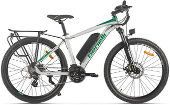 Электровелосипед Benelli E-MTB Alpan 27.5 (белый/зеленый)