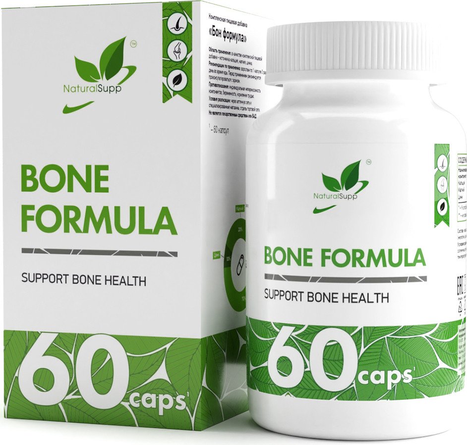 

Витамины, минералы NaturalSupp Бон Формула (Bone Formula), 60 капсул