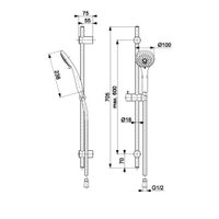 Душевой гарнитур  Armatura 841-337-00