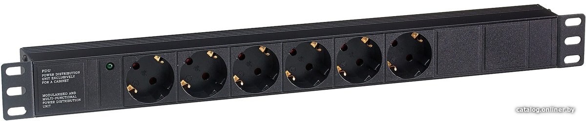 Блок розеток ExeGate ServerPro PDU-19H601 Al-6S-C14