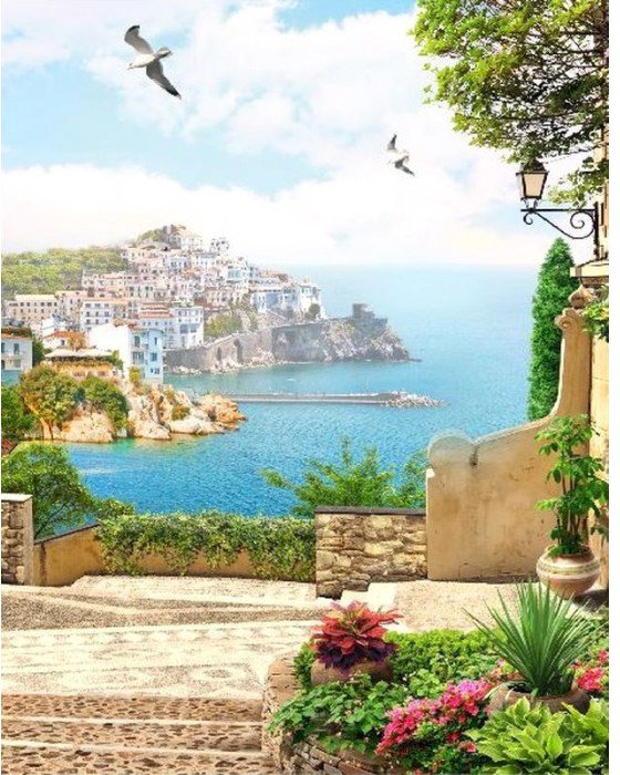 

Фотообои Citydecor Фреска Италия 3D 200x254
