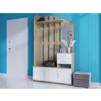 Стенка Сокол ВШ-2.2 (дуб сонома/белый)