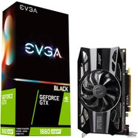 Видеокарта EVGA GeForce GTX 1660 Super Black Gaming 6GB GDDR6 06G-P4-1061-KR