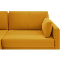 Угловой диван Mio Tesoro Дублин 497 (желтый 1103)