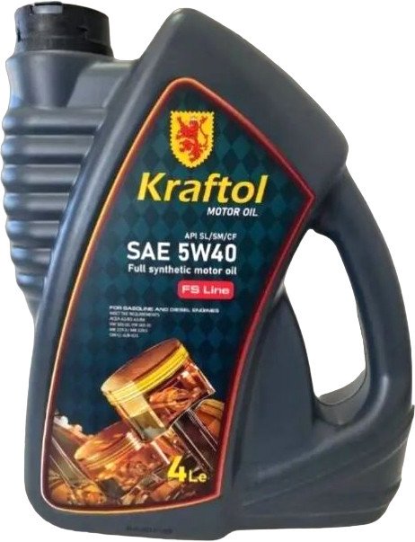 

Моторное масло Kraftol API SL/SM/CF SAE 5W-40 4л