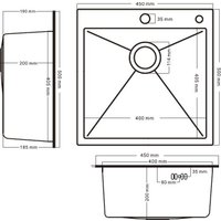 Кухонная мойка Schtoff Best Decor Black 4550