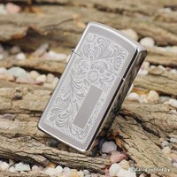 Зажигалка Zippo Slim Venetian 1652 High Polish Chrome