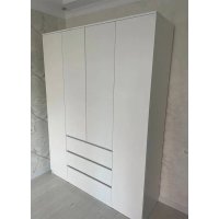 Шкаф распашной Астрид-Мебель Ницца-3 (белый)