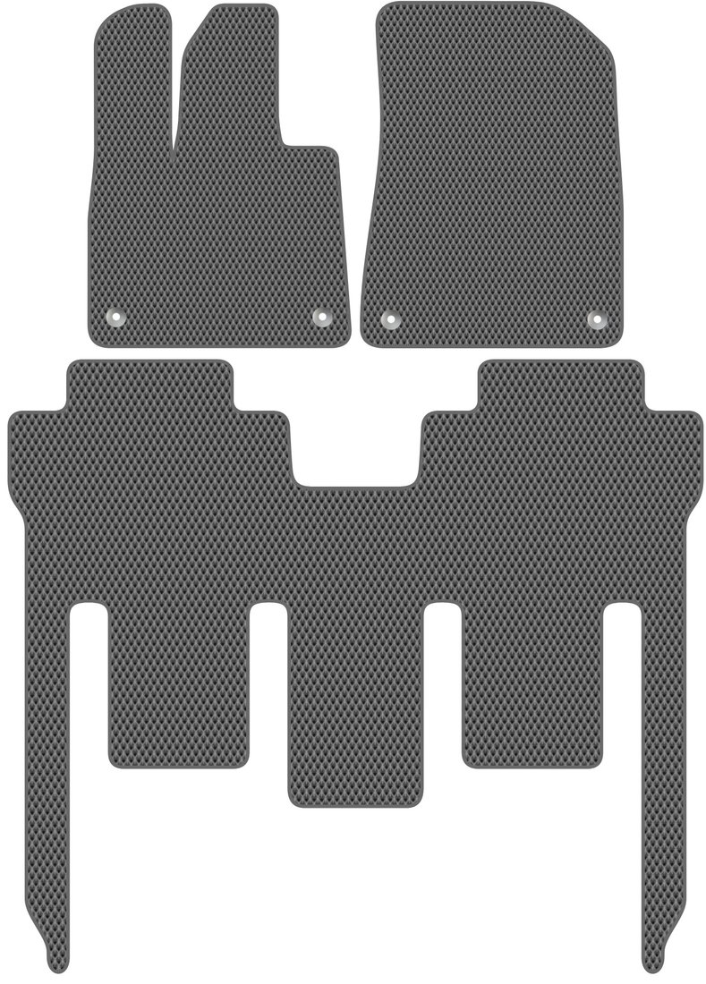 

Комплект ковриков для авто Alicosta Voyah Dreamer I (минивэн / минивен,гибрид) 2021 - Н.В. (серый, ромб)