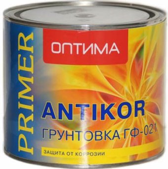 Акриловая грунтовка Оптима ГФ-021 2.6 кг (универсальная, красно-коричневый)