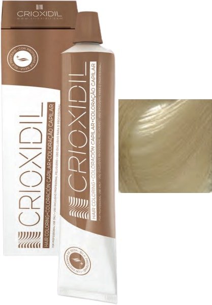 Крем-краска для волос Crioxidil Silk Color 10.1tc пепельный блонд