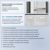 Холодильник side by side ZUGEL ZRTD459XB