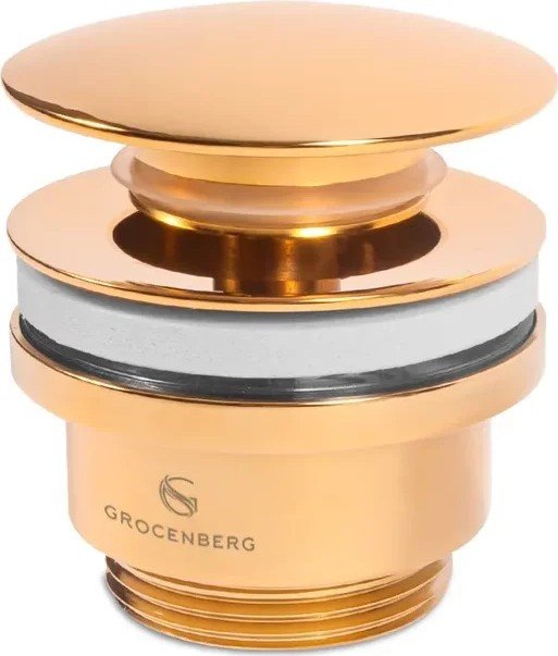 Донный клапан Grocenberg GB106 (золото глянец)