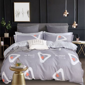 1.5-спальный комплект постельного белья Alleri Сатин Creative 1.5сп СК-191