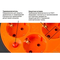 Удлинитель на катушке Юпитер JP8404-03