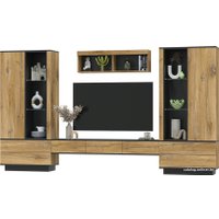 Горка Интерлиния Quartz-9 (дуб нокс/черный)