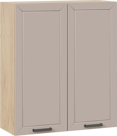 

Шкаф навесной Трия Лорас 1ВВ8 с двумя дверями (дуб крафт золотой/холст латте)