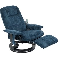 Массажное кресло Calviano 22 (синий плюш)