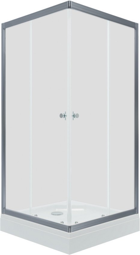

Душевой уголок Triton Вента-Блэк 80x80 (хром, с поддоном)